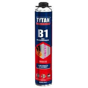 Пена монтажная профессиональная огнестойкая TYTAN B1 750 мл