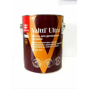 Краска ВД для деревянных фасадов матовая База А TIKKIVALA (Tikkurila) VALTTI ULTRA 2,7л