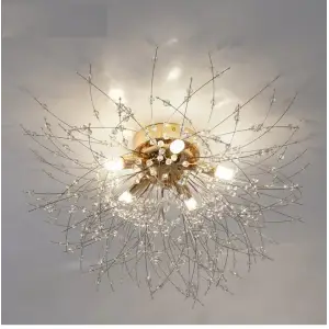 Люстра NOVELLA C 5XG9 R-500X280-GOLD/CRYSTAL-220-IP20