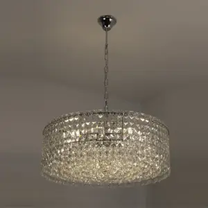 Люстра DIONA 8хЕ14-500х810-CHROME/CRYSTAL-220-IP20