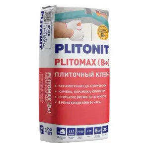 Клей плиточный PLITONIT PLITOMAX B+ высокопрочный 25 кг