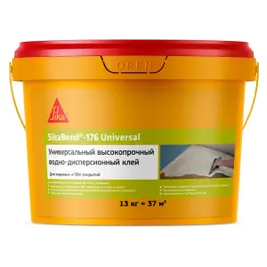 Клей для напольных покрытий универсальный высокопрочный SikaBond®-176 Universal 13кг