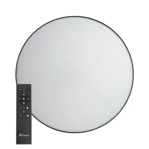 Светильник светодиодный "звездное небо" с пультом 60W, Max. 3600Lm, 3000К-6500K, AL6200 “Simple matte” черный Feron