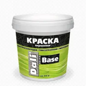 Краска для декоративных покрытий базовая Dali-Decor Base База А (белая), 5л
