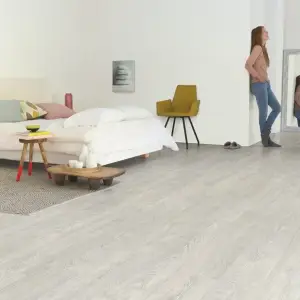 Ламинат QUICK STEP 33 класс IMPRESSIVE ULTRA Дуб фантазийный светло-серый 1380х190х12 арт.IMU3560