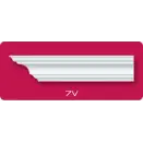 Плинтус потолочный ЛАГОМ 7-V экструзионный 2,0 м