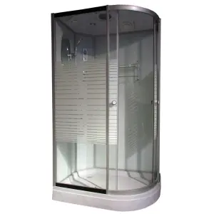 Кабина душевая NIAGARA 1200х800х2200, низкий поддон (16 см), стекло ТОНИРОВАННОЕ, арт. NG-303-01L