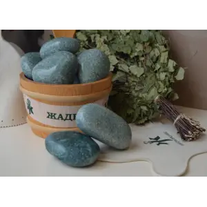 Камень Жадеит шлифованный (Хакасия), 20 кг