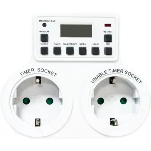 Розетка-таймер Feron (недельная) 3500W/16A 230V, TM25