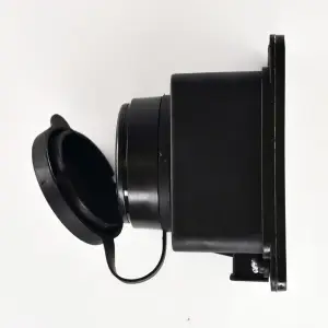 Розетка прямая Lezard с заглушкой 2Р+РЕ 1х16А 220-240V (каучук)