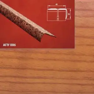Порог АПУ 006 алюминиевый 1800*41*21 мм угловой наружный (12 сосна)