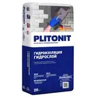 Штукатурная гидроизоляция ПЛИТОНИТ ГидроСЛОЙ (ГидроСТЕНА) цементная 20 кг