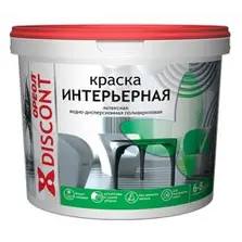 Краска ВД ОРЕОЛ ДИСКОНТ интерьерная белая матовая 25 кг