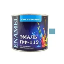 Эмаль ПФ-115 голубая 2,7кг Простокрашено БАУ