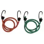 Шнур резиновый крепежный со стальными крюками, d=7 мм, 120см, 2шт, STAYER