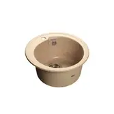 Мойка композитная GRANFEST Rondo d450 Бежевый круглая