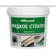 Клей ЖИДКОЕ СТЕКЛО BITUMAST 3кг