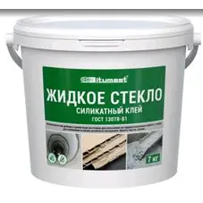 Клей ЖИДКОЕ СТЕКЛО BITUMAST 7кг