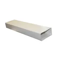Воздуховод прямоугольный ПВХ 60х120, L=0,5м, ЭРА