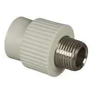 Муфта комбинированная PPR 20x3/4" с наружной резьбой Россия