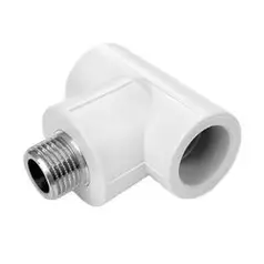 Тройник комбинированный PPR 25x1/2" с наружней резьбой Россия