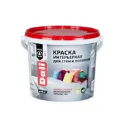 Краска ВД интерьерная акриловая супербелая DALI 5л ( Т-ра перевозки не ниже +5град)