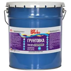 Грунтовка ГФ-021 серая 20кг ВИТЕКО ГОСТ 51693-2000