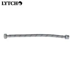 Подводка гибкая для воды 1/2" вн-нар 80 см, стальная оплетка (Lytcho)
