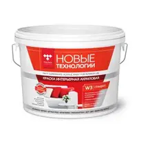 Краска ВДАК 2180 интерьерная супербелая Новые технологии W3 14 кг