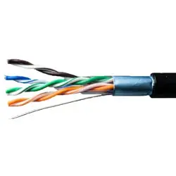 Электрокабель компьютерный FTP кат.5 4х2х0,52 (омед.алюм.) (бухта 305м)