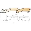 М/Сайдинг МП PE RAL **, Корабельная Доска, толщина 0.5 мм Norman, размер 0,26*м2