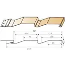 М/Сайдинг МП Ecosteel Textur **, Корабельная Доска, толщина 0.5 мм, размер 0,26*м2