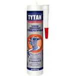 Герметик силиконовый высокотемпературный красный TYTAN Professional 280 мл