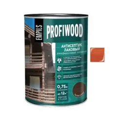 Антисептик EMPILS PROFIWOOD лаковый атмосферостойкий алкидный рябина 0,7 кг