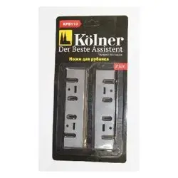 Нож для электрорубанка 110х29х3мм, Kolner KPB 110, 2шт в блистере