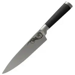 Нож MAL-01RS (поварской) с прорезиненной ручкой, MALLONY