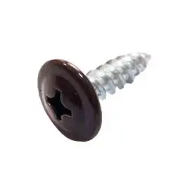 Саморезы с прессшайбой острие 4,2x19 RAL 8017 (уп 100шт) пакет