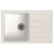 Мойка кварцевая EWIGSTEIN Elegant 50F 1-чаша + крыло 762*480мм иней