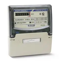 Счетчик ЦЭ-6803В 1 3ф 5-60А 230В 1 класс точн. 1 тариф. 4пр М7Р32 щиток или DIN-рейка Энергомера 151701