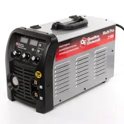 Сварочный аппарат инверторный, полуавтомат QUATTRO ELEMENTI Multi Pro 2100 (190A, 3 вида сварки MIG/TIG/MMA, дисплей)