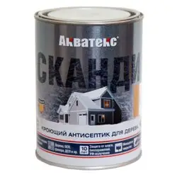 Антисептик кроющий для дерева Акватекс СКАНДИ альпийское утро 0,75л