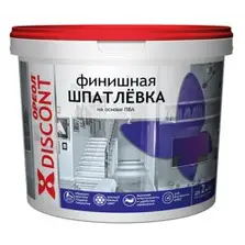Шпатлевка ОРЕОЛ ДИСКОНТ финишная интерьерная водно-дисперсионная на основе ПВА 3кг