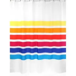 Штора для ванной ZALEL полиэстер, 180*200 см, без колец, арт.О1472 Fridom/3031 Fridom Stripes