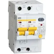 Выключатель автоматический диф. тока 2п АД-12 32А 4.5кА х-ка C IEK MAD10-2-032-C-030