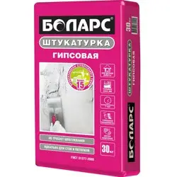 Штукатурка гипсовая БОЛАРС PREMIUM серая 30 кг