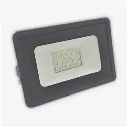 Прожектор светодиодный 20W 4000К 200-240V IP65 1700Лм 137х117х24мм серый Китай СДО Фарлайт
