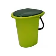 Ведро-туалет 17л InGreen фисташковый/оливковый