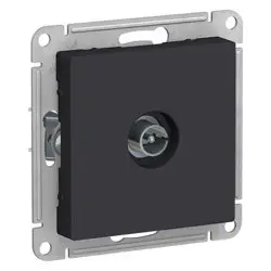 Механизм розетки телевизионной TV AtlasDesign коннектор карбон SE ATN001093 Systeme Electric