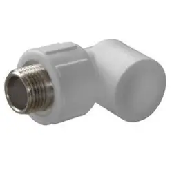 Угол комбинированный PPR 20x1/2" BASE сталь с наружной резьбой Россия