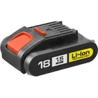 Аккумулятор ПУЛЬСАР 18В, 1,5Ач, Li-Ion, в коробке